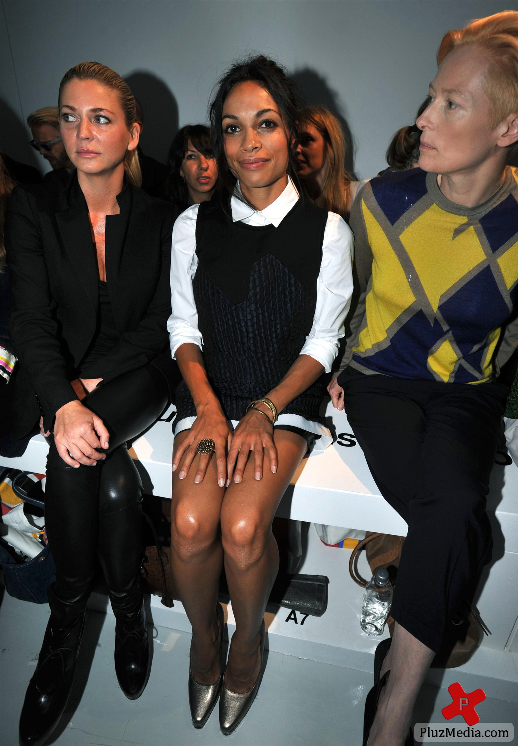 Rosario Dawson - London Fashion Week Spring Summer 2012 - Pringle of Scotland - Front Row | Picture 81501